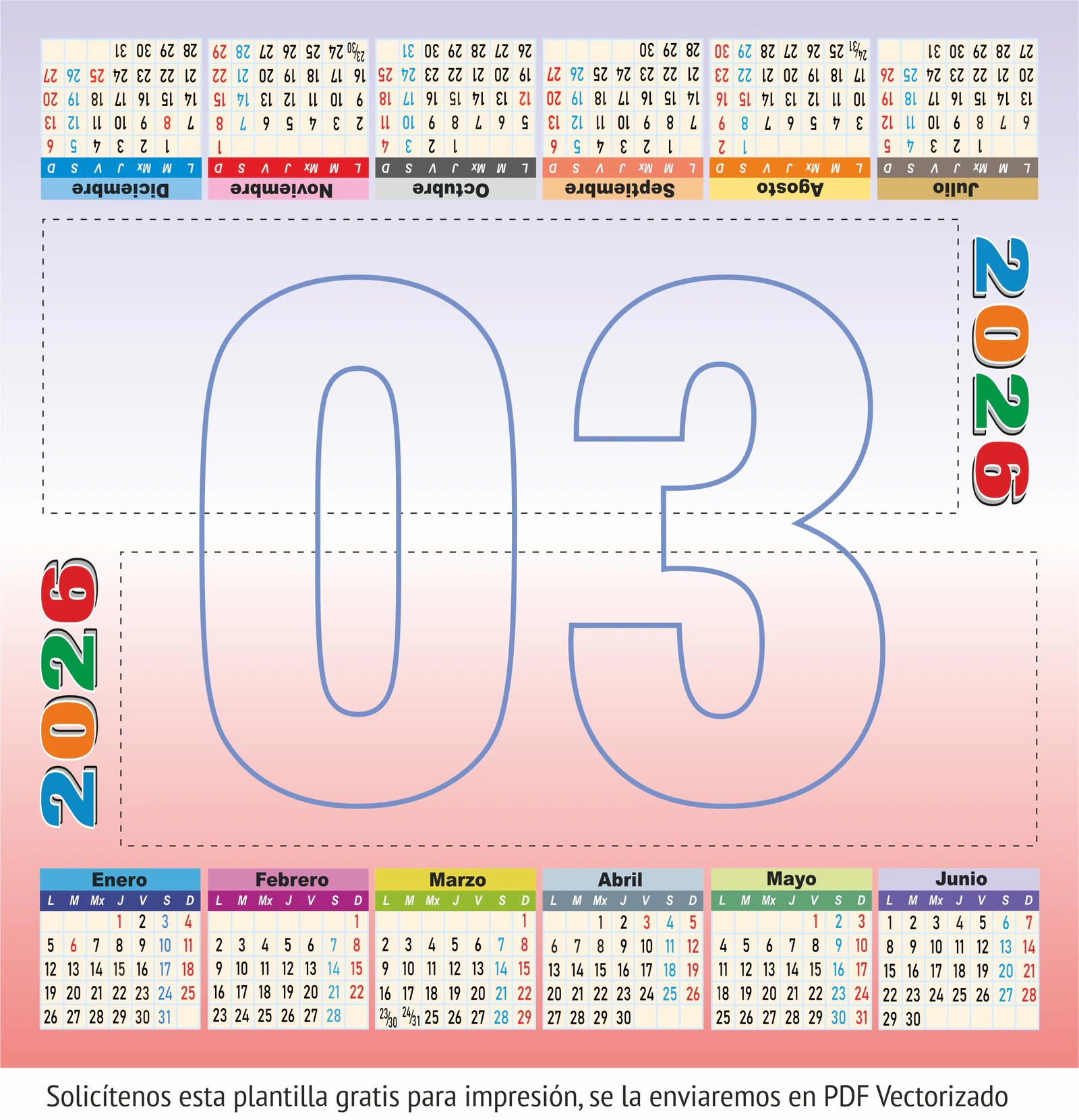 Oferta Calendario troquelado plast 2027 — Imagen 3