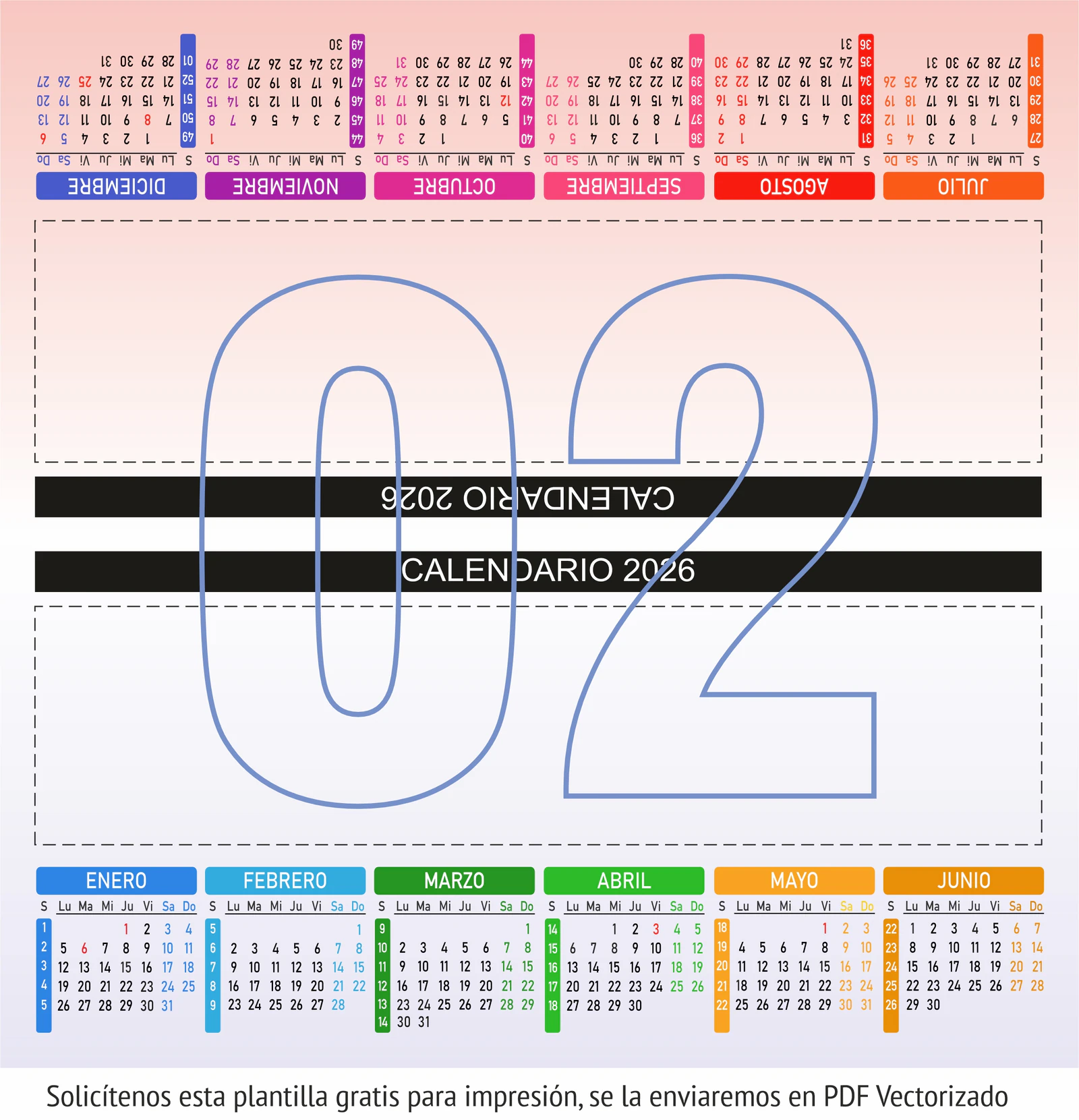 Oferta Calendario troquelado plast 2027 — Imagen 2