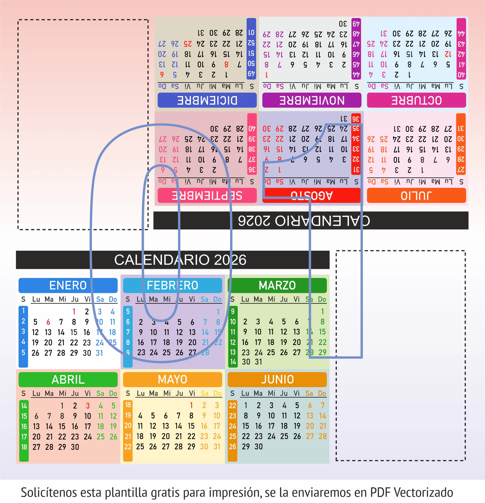 Oferta Calendario troquelado plast 2027 — Imagen 1